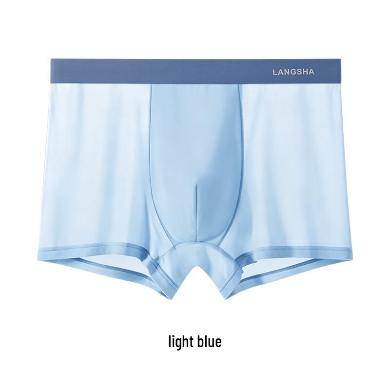 Langsha Men s Simple Polyester Boxer Briefs