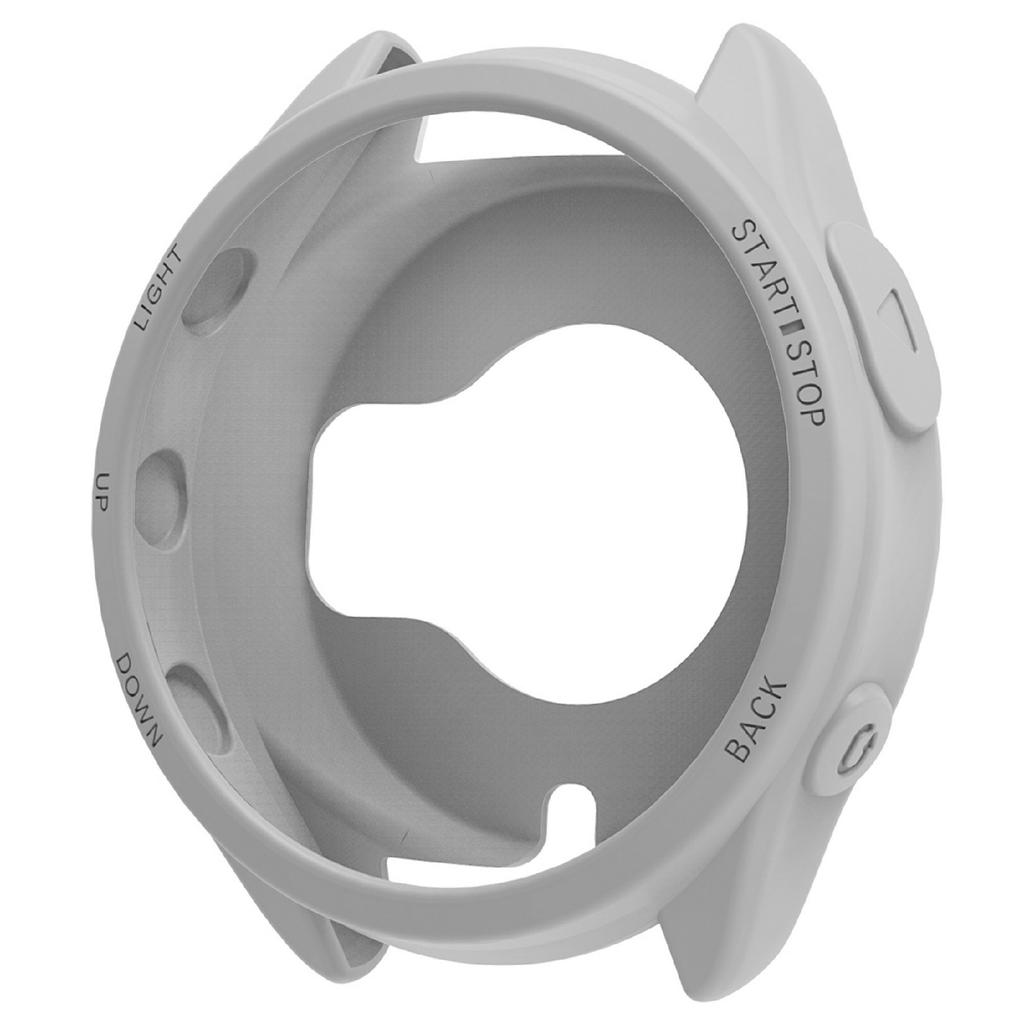 For Garmin Forerunner 965 Watch Case Soft Silicone Hollow Watch Frame Cover