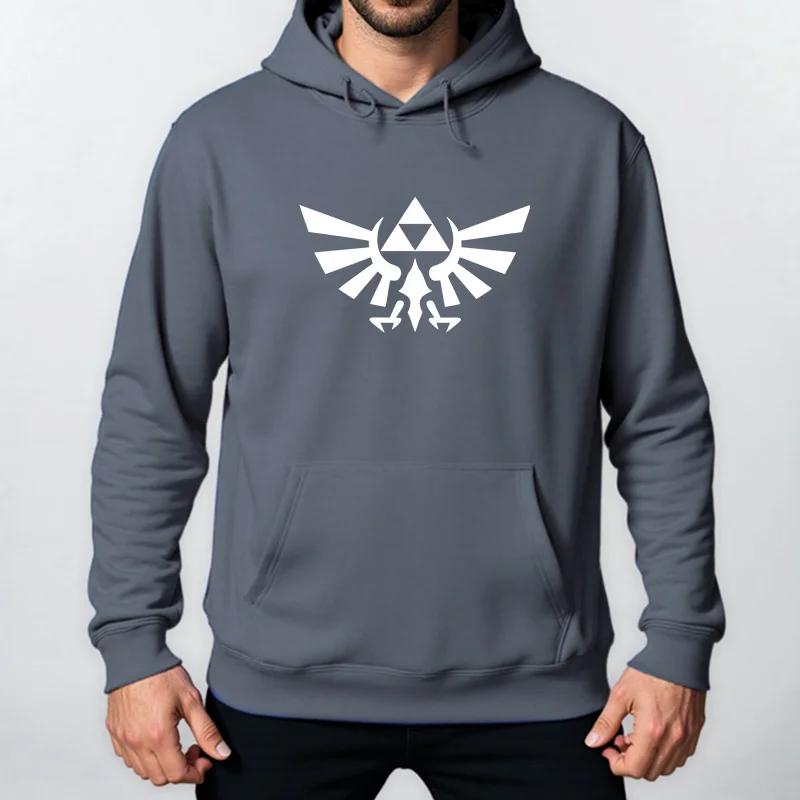 Men's Icon Printed Hoodie Casual Streetwear Sweatshirt Fashionable High-quality Hoodie