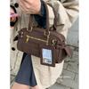 Retro Premium Sense Portable Bowling Bag Women's Bag 2025 New Pillow Bag Large Capacity Shoulder Commuter Bag