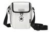 Synthetic Material Patchwork Fabric Shoulder Bag, Crossbody Bag Regular Unisex Vintage White 10025353-A01