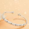 925 Sterling Silver Bracelet For Women Men Fashion Wedding Party Cute Lady Handmade Weaving Jewelry Adjustable Flowing linesGood Product