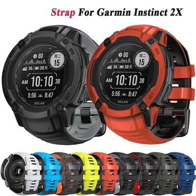 Pro Garmin Instinct 2X silikonový řemínek k hodinkám Garmin Instinct 2X náhradní řemínek na zápěstí