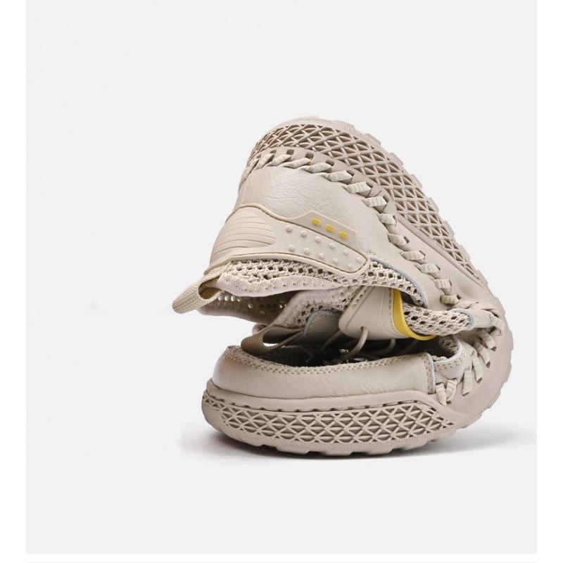 Outdoor Mesh Men Sneakers Slip On Breathable Summer Casual Shoes Lightweight Camping Hiking Mountain Climbing Sneaker Mens Top