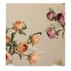 Fake Bloom Arrangement Artificial Silk Rose Home Decor Photo Props 32cm Height Flexible Stem Artificial Rose Bouquet