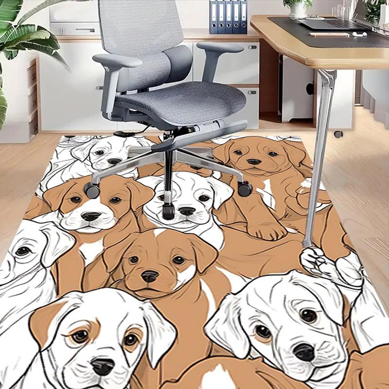 1PC Puppies Dogs Non-Slip Floor carpet, suitable for Office, bedroomand playrooms. It can also be used as a sofa footrest cover-T48