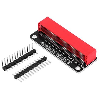 Erweiterungsplatine Vergoldung MINI Micro:Bit Komponenten Teile 2,54 mm Pin(rot)