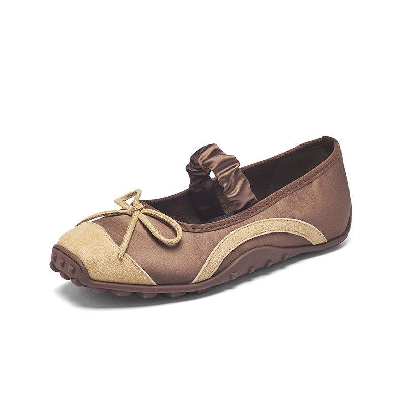 Augustus Denboken single shoes women's 2025 new summer casual Mary Jane shoes are beautiful and not tired of small leather shoes