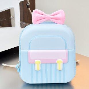 Schoolbag kindergarten schoolbag 1011 new British bow boys and girls hard shell cute children travel backpack
