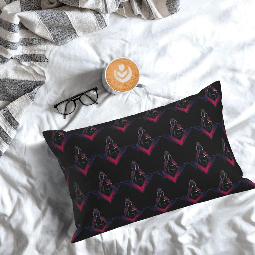 Freemason Compass Masonic Rectangle Pillowcase Cushion Cover Decorative Bedroom Bed Home Comfort Throw Pillow