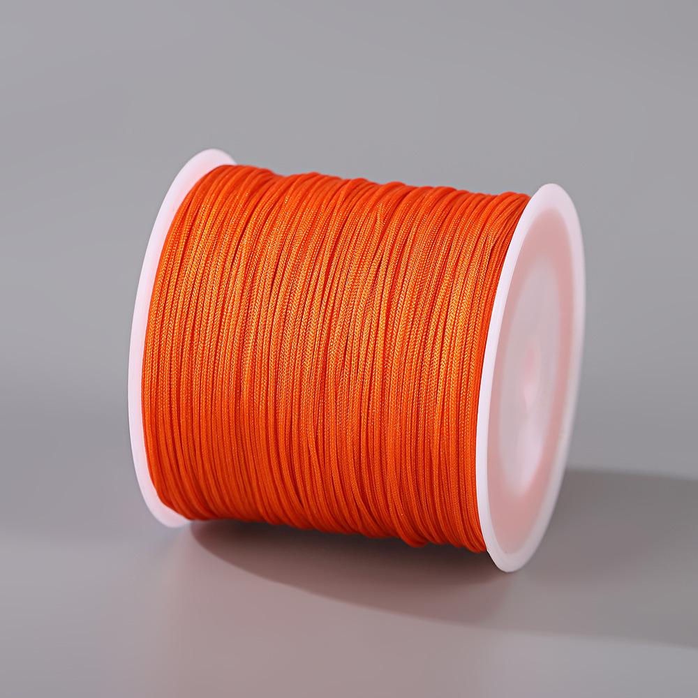 Fatto a mano No. Filo di Giada 72 - Cordino Resistente all'Usura da 0,8 mm per Artigianato di Gioielli, Corda per Mani, Braccialetti, Collane Fai-da-Te, 50m