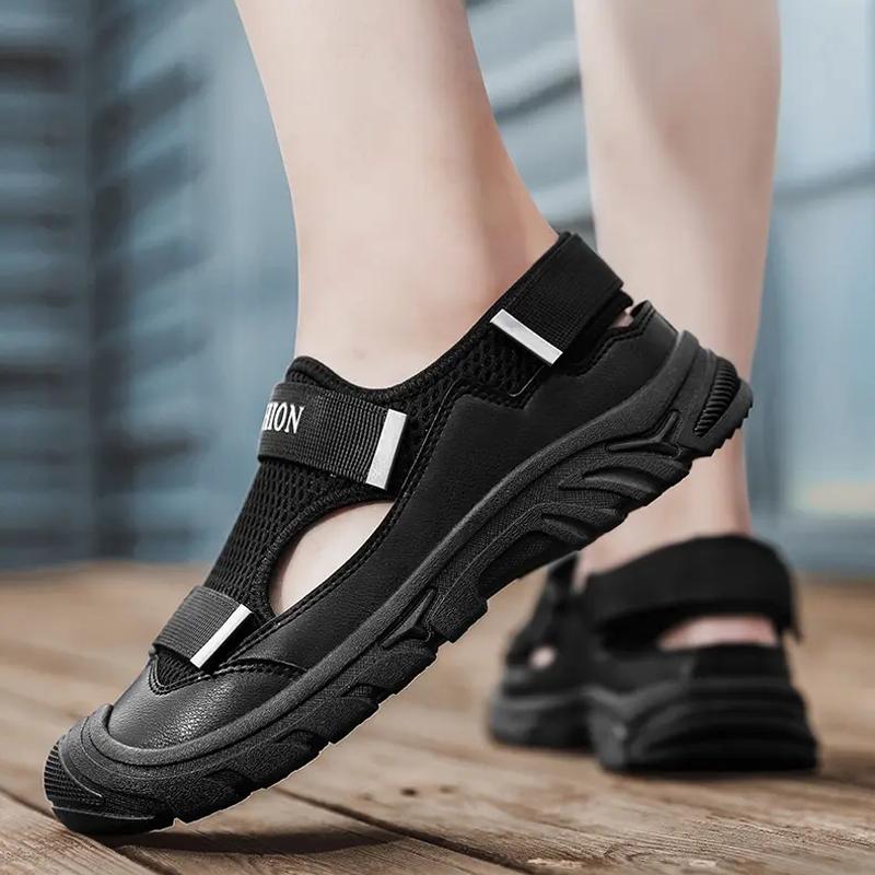 Summer Simple and Comfortable Men's Sandals Fashion All-match Breathable Beach Shoes Outdoor Non-slip Walking Male Casual Shoes