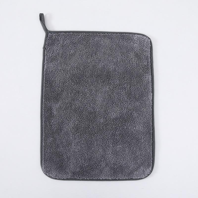 

Super Absorbent Car Wash Towel - Lint-Free, No-Trace, Thickened Cloth for Car Care 30×30 cm