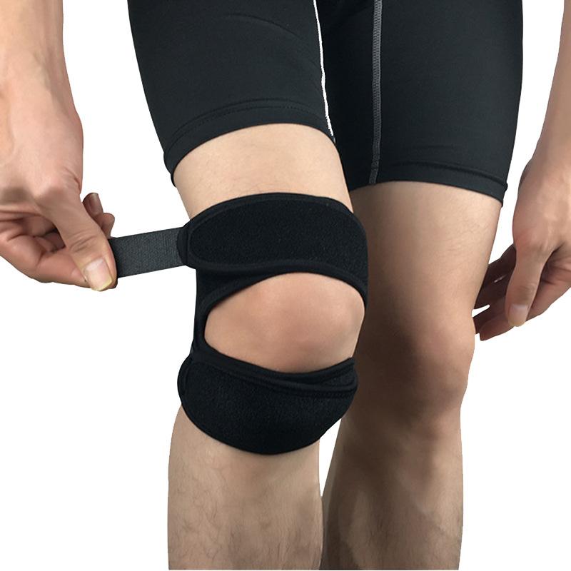 Bandă Rotulă Genunchi Deschisă Curea Tendon Genunchi Ajustabilă Protector Pad Alergare Sport Ciclism Sală Suport Orteza Rotulă Dublă