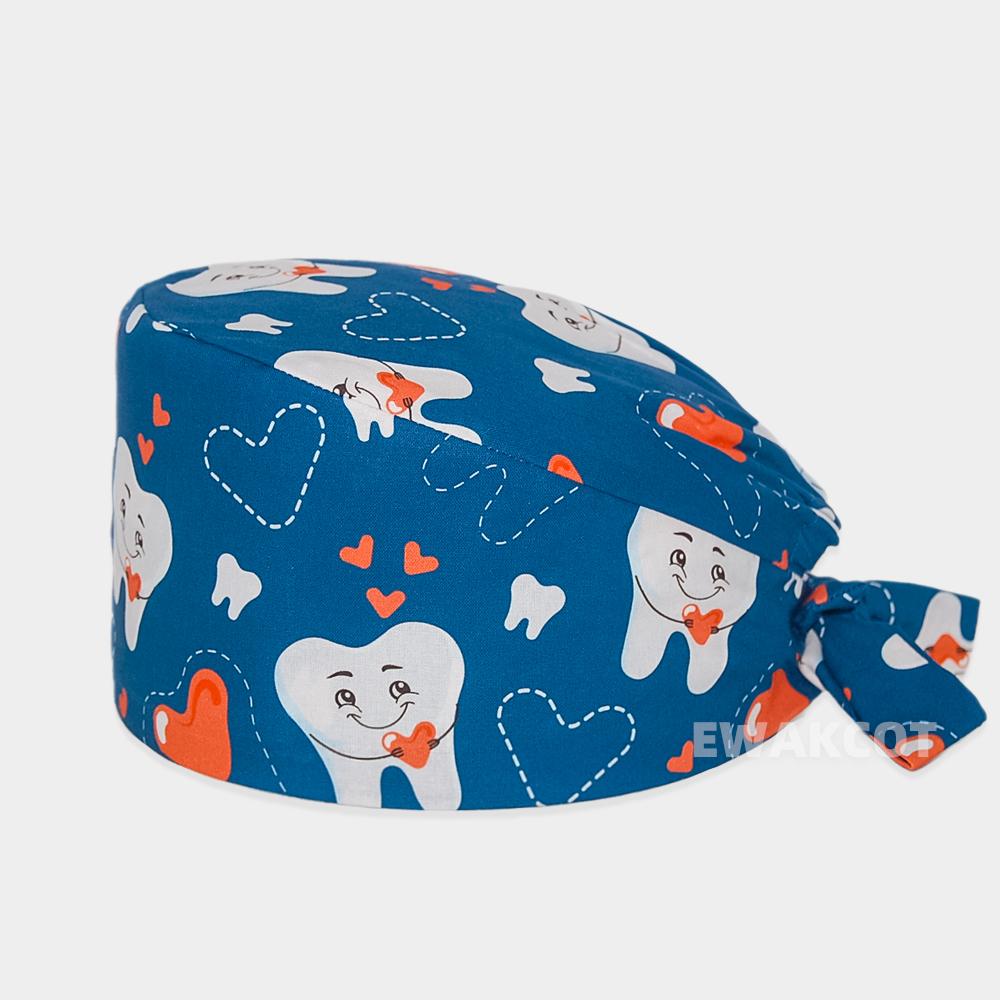 Neue Peeling-Mütze für Damen und Herren, Baumwolle, verstellbar, für Zahnarzt, Labor, Krankenhaus, Klinik, Klinik, Schönheitssalon, Spa, Tierhandlung, Tierarzt, Arbeitskappen