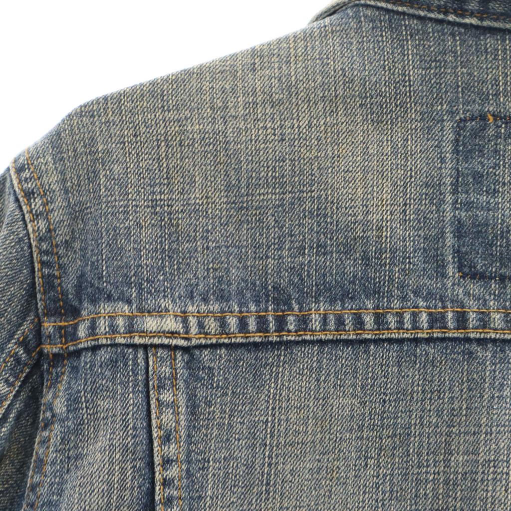 Levi's Denim Jacket M Indigo Blue Denim Jacket Trucker Men's Used
