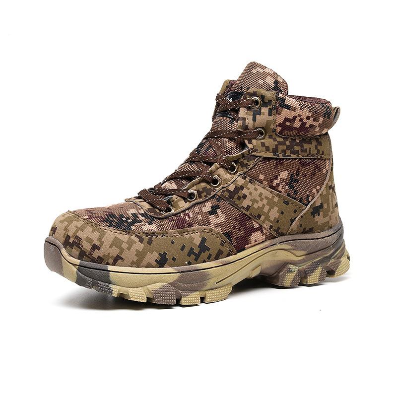 New winter snow boots men's high-top warm cotton shoes piled thickened thick-soled non-slip soft-soled cotton boots