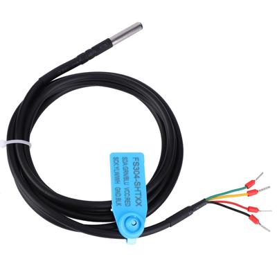 SHT30 Soil Sensor Stainless Steel Case I2C Interface Sensor Probe Extension Cable Low Consumption Temperature & Humidity Sensor