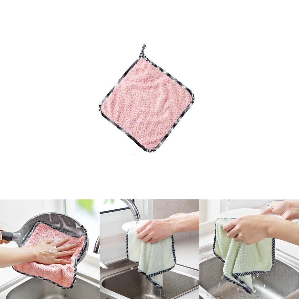 Ultra Absorbent Super Soft Microfiber Kitchen Dish Cloth Ideal For Household Cleaning