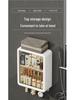 Wall-Mounted Dustproof Bathroom Cosmetic & Skincare Storage Cabinet