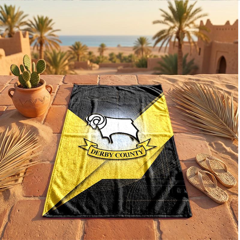 Derby County Thema Strandtuch Weich Schnell?Trockenes Handtuch für den Sommerstrandurlaub beim Schwimmen