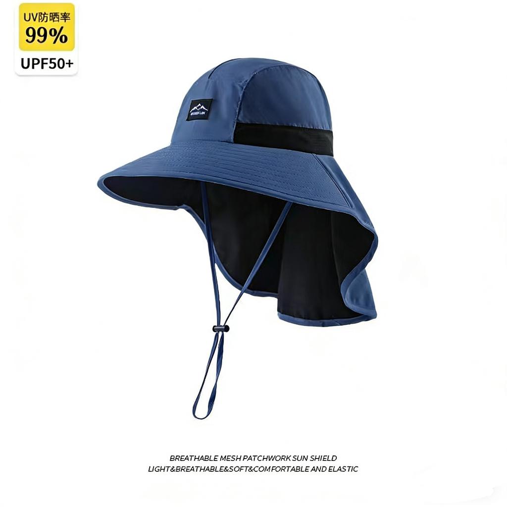 Summer Men's Mountaineering Hat Outdoor Fishing Hat Fisherman's Hat Neck Protection Mask Sunscreen Hat Women's Sunscreen Hat