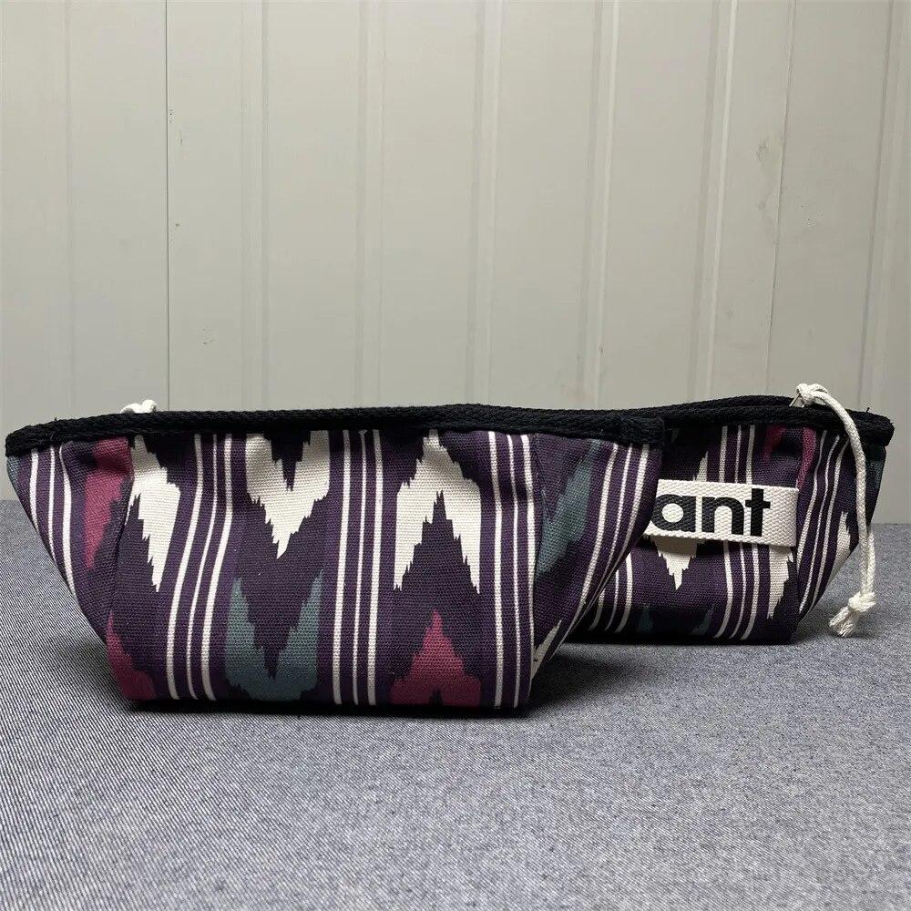 

2023 модная парусиновая косметичка на запястье, женская косметичка на молнии для женщин, хлопковая портативная косметичка, сумка-органайзер