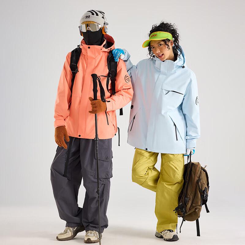 EILEIE269 Unisex 3-in-1 Windproof Insulated Outdoor Jacket