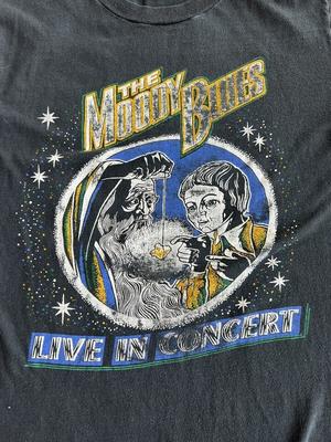 Das Moody Blues Konzert T-Shirt Kurzarm Schwarz Unisex