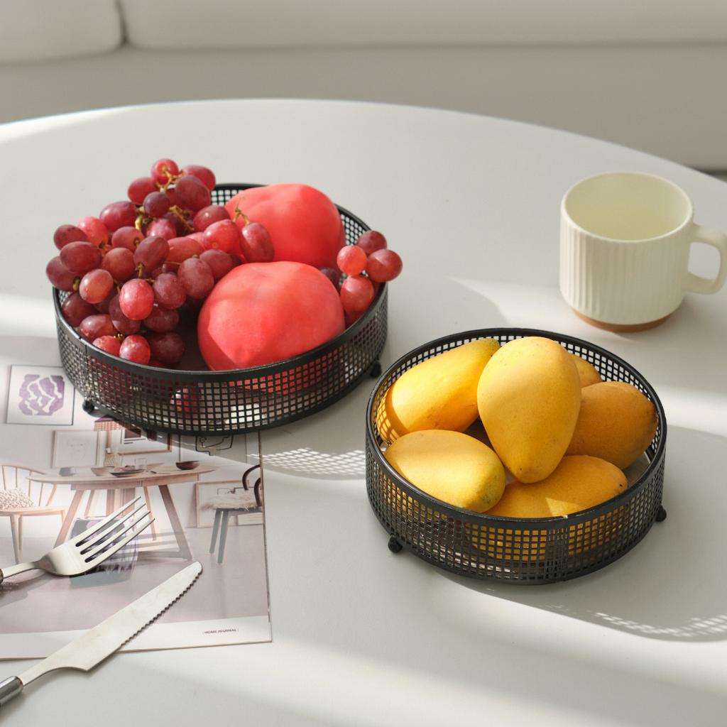 Fruit Basket Multi-Layer Fruit Plate Rack Living Room Coffee Table Household Snack Rack Nordic Candy Storage Rack