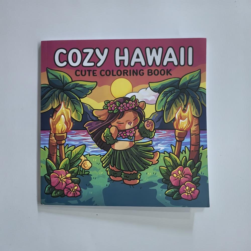 

Cozy Nawaii Cute Coloring Book for Adults Cute Stress Relief Drawing Book Perfect Gift for Party and Birthday 1