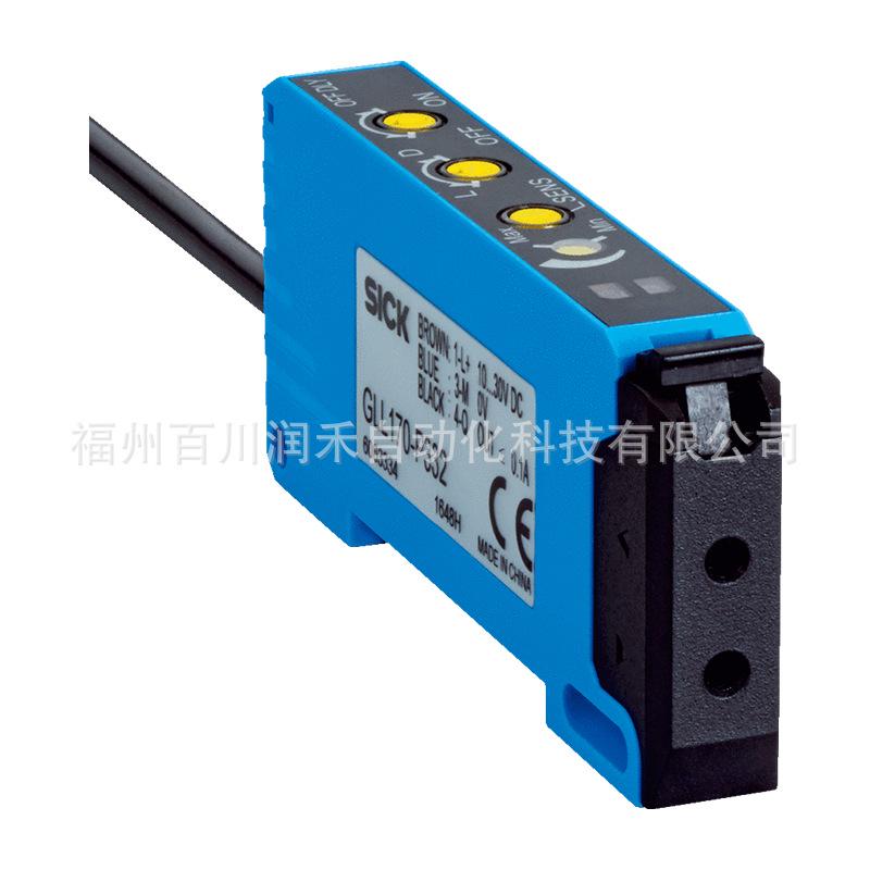 GLL170-N332 Fiber Optic Sensor, Flexible Installation, Brand New, In Stock (Model: 6063337)