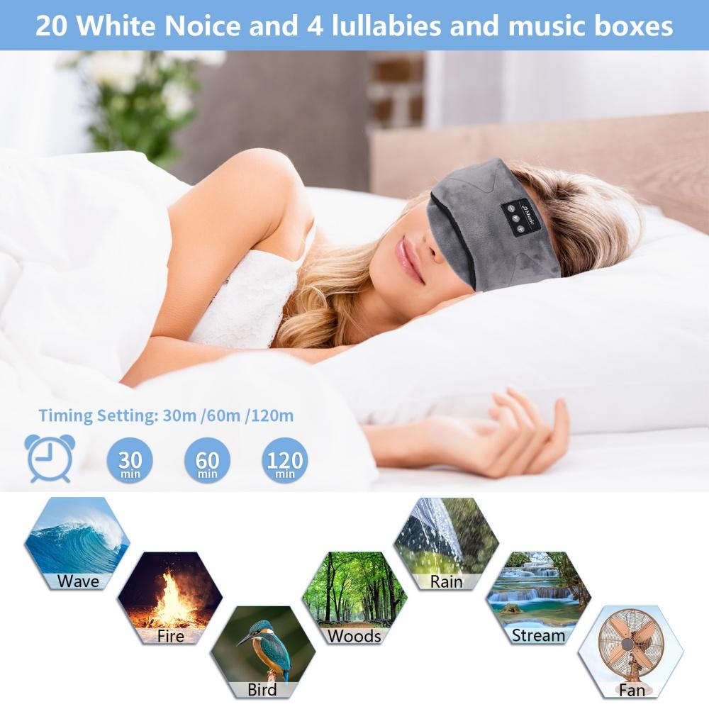 Wireless Bluetooth Music Sleep Casti Masca pentru ochi Muzica Sleeping Eye Mask Căști