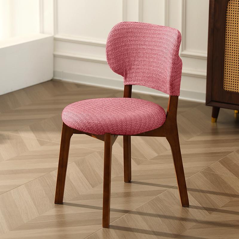 1/2/4pcs Solid Wood Dining Chair Cover Backrest Chair Covers Room Slipcover for Office Dining Chair Protector Cover