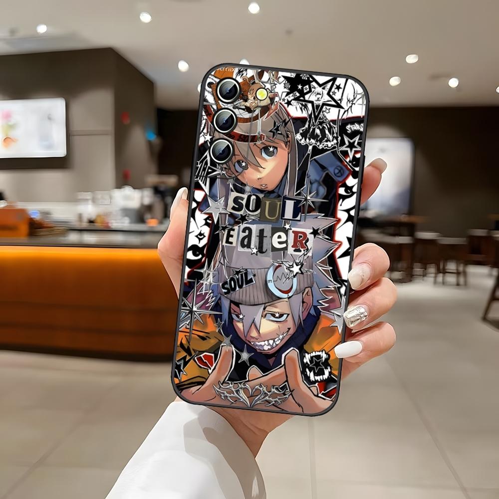 S-Soul Eater Phone Case For S25 Samsung S26 S24 Ultra S22 S23 S20 Fe S21 Plus A54 A34 A16 A53 Back Cover