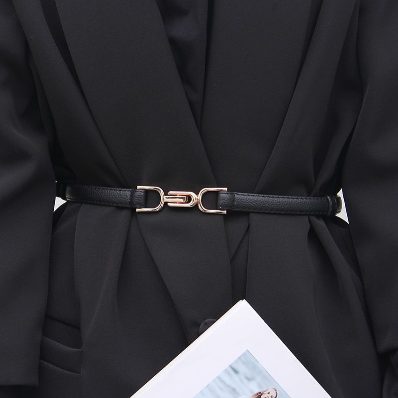 Modern And Stylish Womens Wide Adjustable Waist Belt For Dress Accents In Various Colors