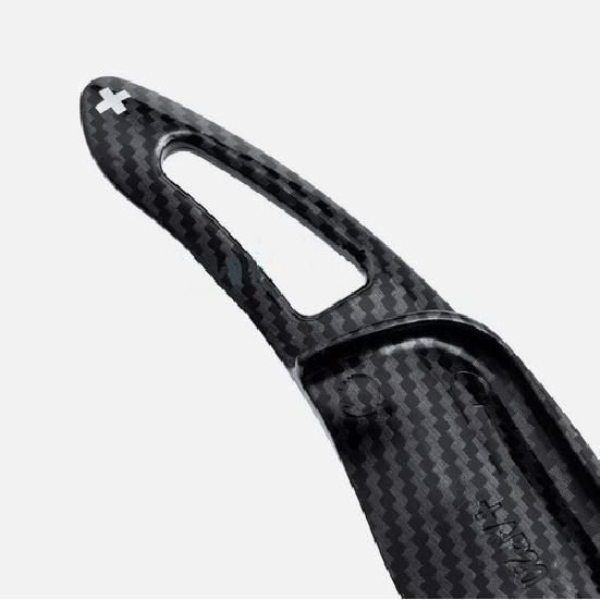 Carbon Fiber ABS Steering Wheel Paddle Shifter Extension For Toyota Camry 2018+