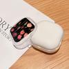Clear Earphone Cases Cover With Hook Case For Samsung Galaxy Buds 2 3 FE 4Pro 2Pro Live 3Pro 4 Pro Cartoon Tulip