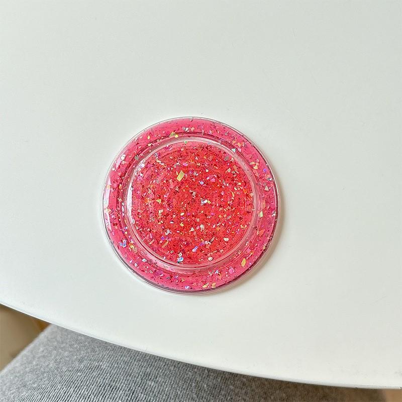 

Drip Glue Glitter Circular Magnetic Magsafe Telescopic Adhesive Phone Airbag Bracket Cross-border Grip