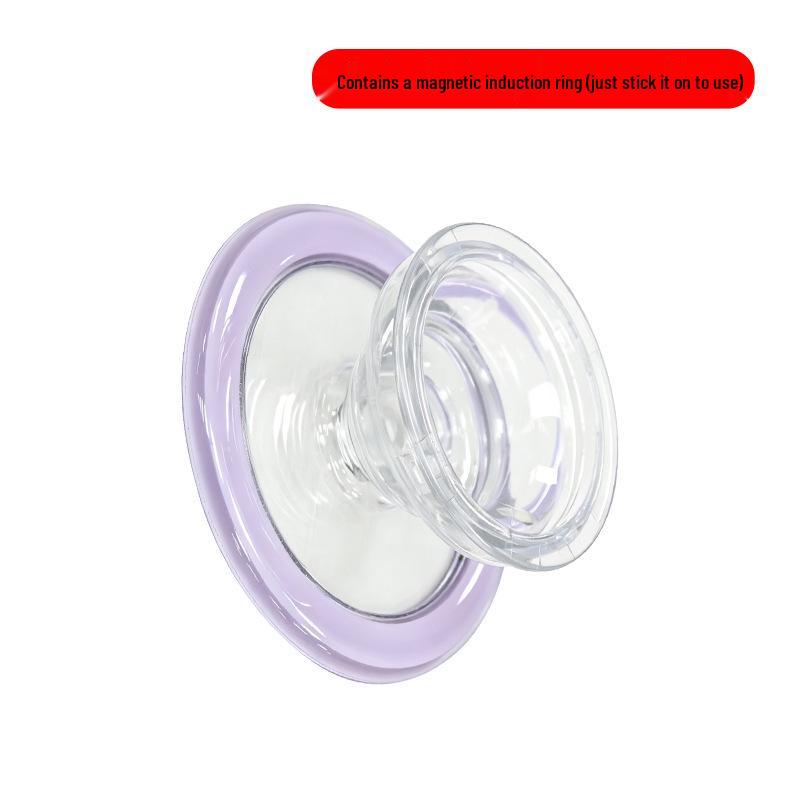 Magsafe Transparent Magnetic Resin Painting Acrylic Retractable Holder
