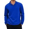 Men's Casual Retro Small V-neck Long-sleeved Top