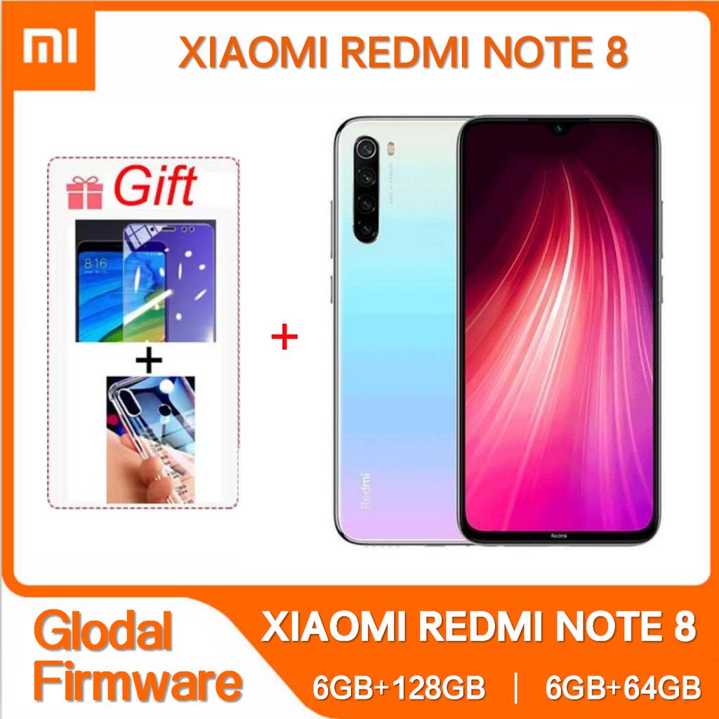 Xiaomi Redmi Note 8 Originale ROM Globale con Custodia per Telefono Telefono Android Originale Batteria 4000mAh Quad Cmaera Smartphone 4G