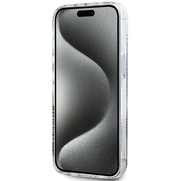 Karl Lagerfeld Klhcp15Shklpcht Iphone15 / 14 / 13 6.1 Transparent Hardcase Iml Choupette Head & Monogram