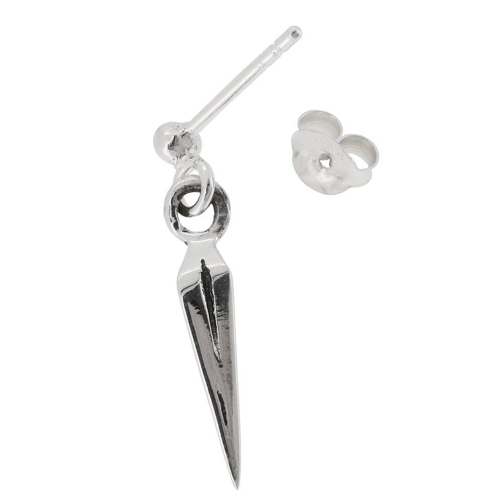Shinjuku Gin No Kura Pendulum Sterling Silver 925 Earrings (1 Piece, Single Ear) for Men