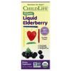Organic Liquid Elderberry, For Kids 1 Year+, 4 Fl Oz (118 Ml)