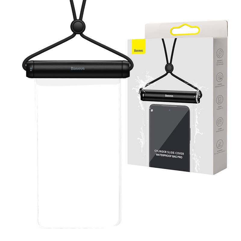 Uniwersalne Etui Wodoodporne Baseus Cylinder Do Smartfonów (Czarne)