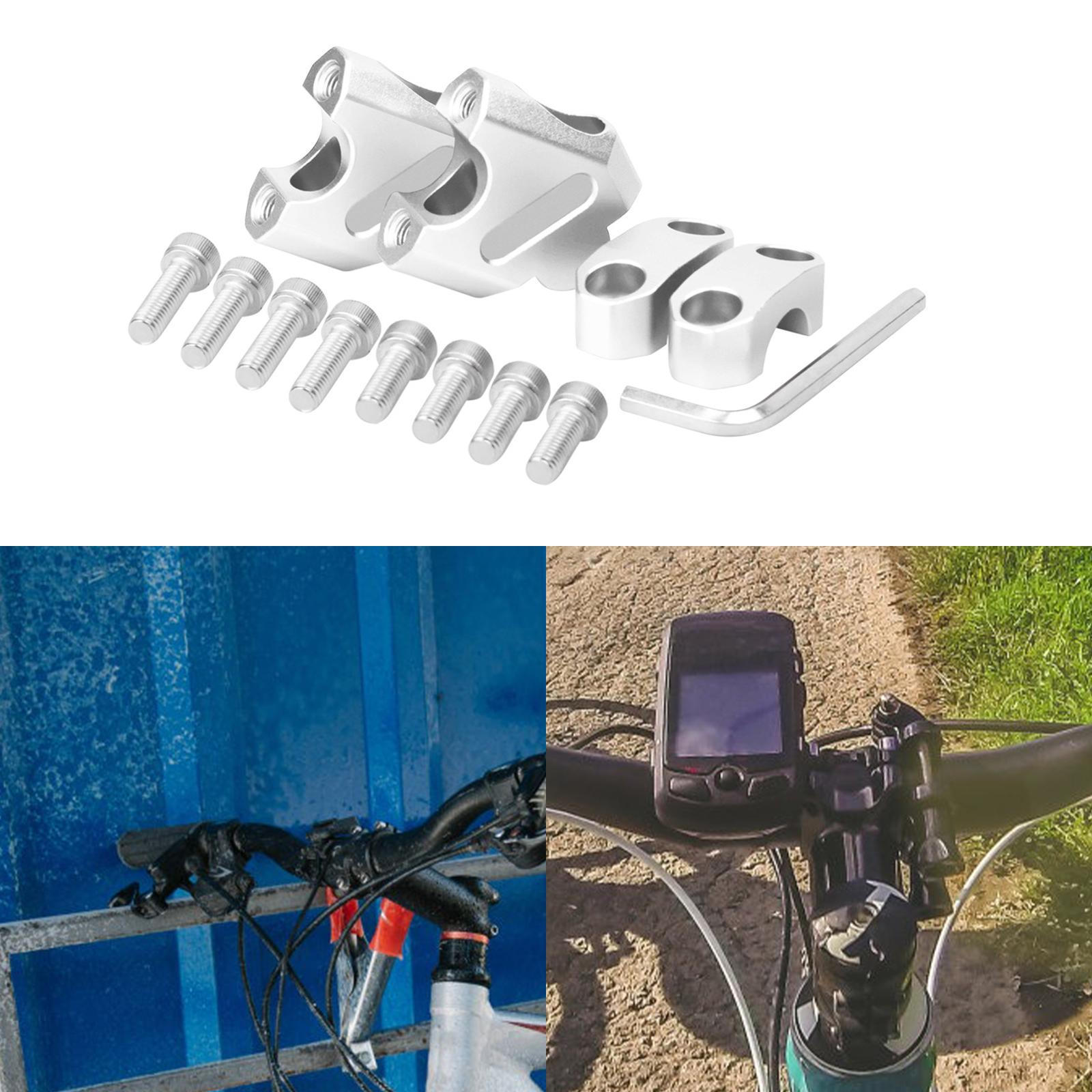 

Motorcycle Handlebar Risers Aluminum 22mm 7/8 inch for Honda Msx125 Silvery