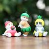 Cute Fruit Cat Toy Pvc Collectible Figurine For Desk Home Decor