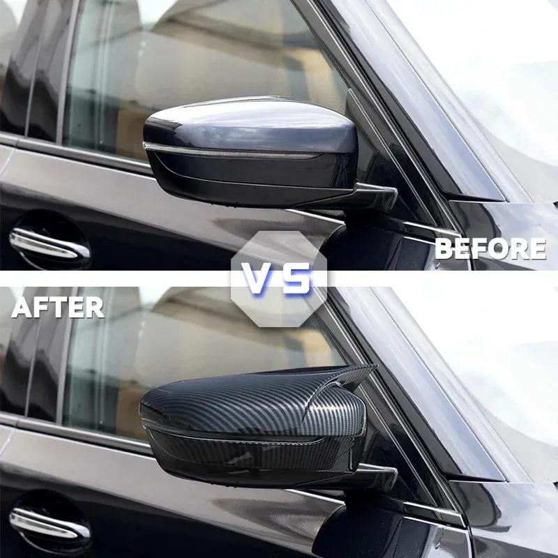 1 Pair for BMW 3 Series 5 Series G20 G30 17-21 Rear View Side Mirror Cover Case Trim ABS Style Car Rearview Mirror Cover