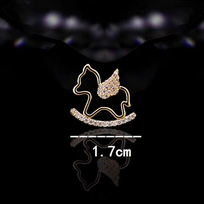 2026New Fashionable And Creative Flying Horse Hollow Brooch Exquisite Micro Inlaid Zirconium Men S Suit Jacket Accessories A2